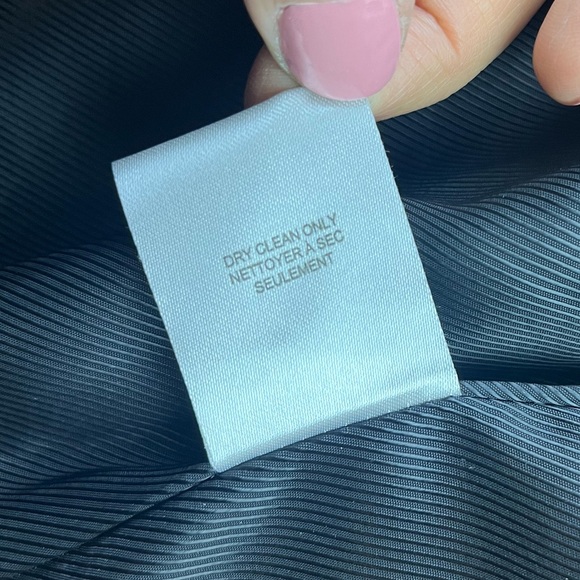 Alice & Olivia Black Leather Trim Blazer Jacket N236-14 - Picture 8 of 10